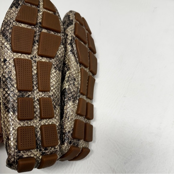 Cole Haan Shelby Moccasin Snake Print Driver Loafer Flats W Sz 8B - Picture 6 of 6